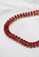 Fuchsia Pink Zirconia Bracelet