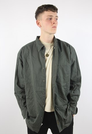 VINTAGE TIMBERLAND FOREST GREEN SOFT SHIRT