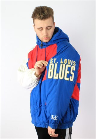 NHL SAINT LOUIS BLUES VINTAGE SPORTS JACKET