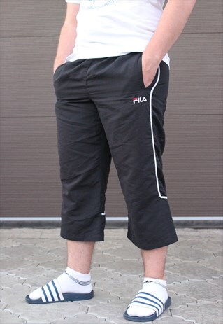 VINTAGE FILA BIG LOGO BREECHES SHORTS 90S