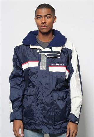 VINTAGE HENRI LLOYD MARINE JACKET BLUE