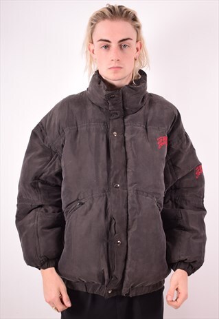 O'NEILL MENS VINTAGE PADDED JACKET LARGE GREY 90S