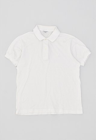 VINTAGE 00'S Y2K SERGIO TACCHINI POLO SHIRT WHITE