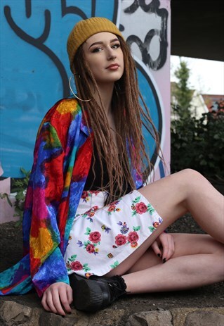 RAINBOW VINTAGE BLAZER SHIRT 80'S