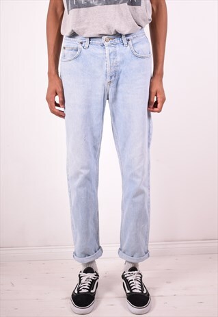 LEE MENS VINTAGE JEANS W33 L31 BLUE 90S