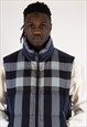 BURBERRY BRIT REVERSIBLE CHECK PUFFER GILET JACKET 