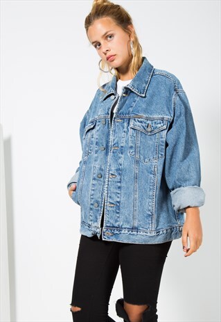 VINTAGE 80S CALVIN KLEIN DENIM JACKET / S1550
