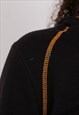 WOMENS VINTAGE 90'S HARLEY DAVIDSON BLACK PULLOVER HOODIE
