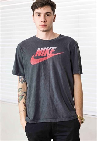 VINTAGE NIKE T-SHIRT LOGO 90S L 6.7