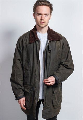 VINTAGE OVERSIZED WAX JACKET