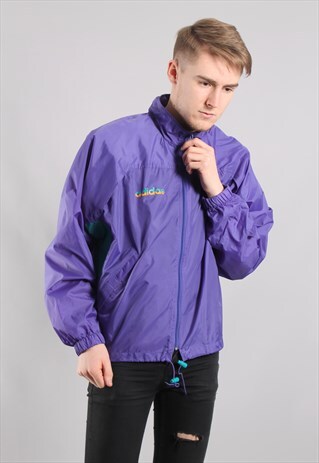 VINTAGE ADIDAS WINDBREAKER JACKET LARGE