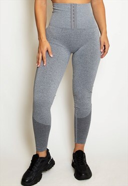 Booty Sculpting High Waisted Leggings In Grey