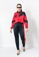 PUMA TRACKSUIT VINTAGE 80'S/90'S IN RED BLACK JUMPSUIT