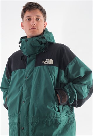 RARE VINTAGE THE NORTH FACE SHELL COAT 90S GREEN
