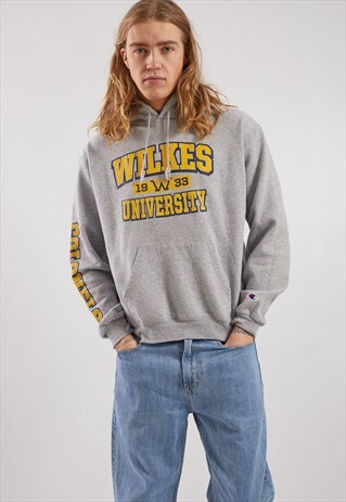 VINTAGE CHAMPION WILKES UNIVERSITY HOODIE