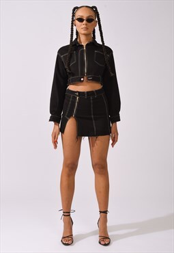 Denim Two Piece