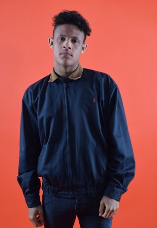 NAVY RALPH LAUREN HARRINGTON JACKET