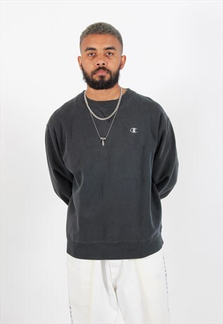 VINTAGE CHAMPION SWEATSHIRT BLACK
