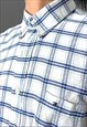 TOMMY HILFIGER CHECKED BLUE & WHITE SHIRT