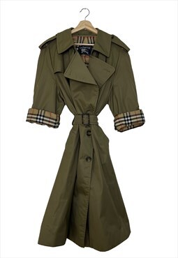 Burberry vintage oversized unisex trench coat green L