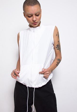 YESSICA WHITE SLEEVELESS TOP