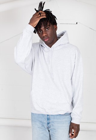COSMIC SAINT MENS ASH GREY HOODY