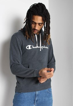 Vintage Champion Hoodie Grey