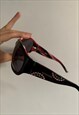 MISSONI Y2K RHINESTONE AVIATOR SUNGLASSES 