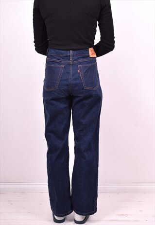 LEVI'S 512 WOMENS VINTAGE JEANS W30 L29 BLUE 90'S