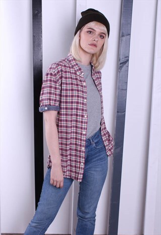 VINTAGE 90S PLAID / FLANNEL SHIRT. SKATER/GRUNGE UNISEX.