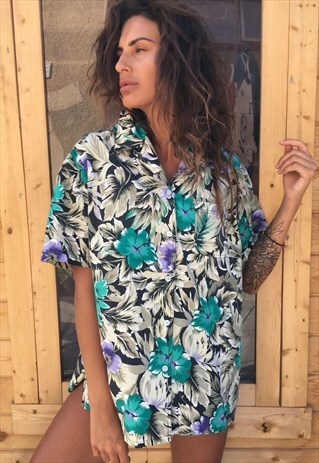 OVERSIZED RETRO 90S 80S VINTAGE UNISEX FESTIVAL SHIRT