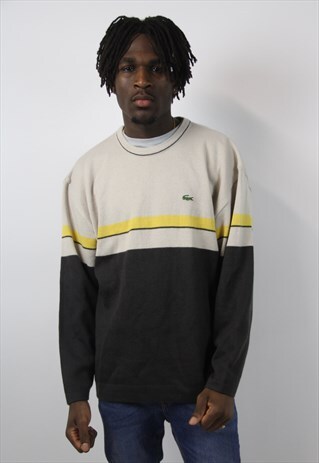 VINTAGE LACOSTE STRIPED JUMPER