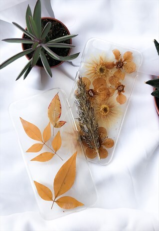 HANDMADE PHONE CASES/ PHONE COVERS WITH REAL PRESSED FLOWERS