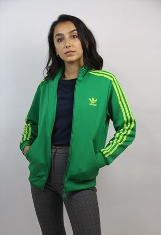 VINTAGE ADIDAS 90'S GREEN SPORTS JACKET