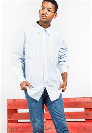 VINTAGE 80S CLASSIC TOMMY HILFIGER SHIRT / S7034