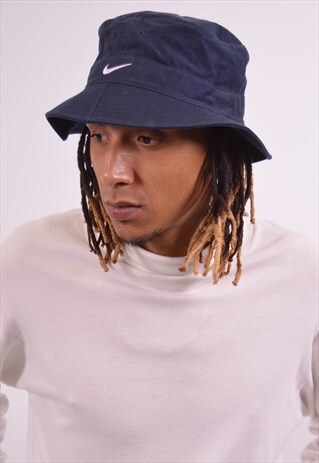 VINTAGE NIKE BUCKET HAT BLUE