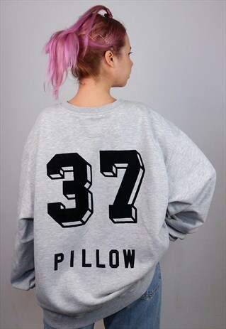 VINTAGE 90'S NIKE LARGE LOGO OVERSIZED SWEATSHIRT / JUMPER