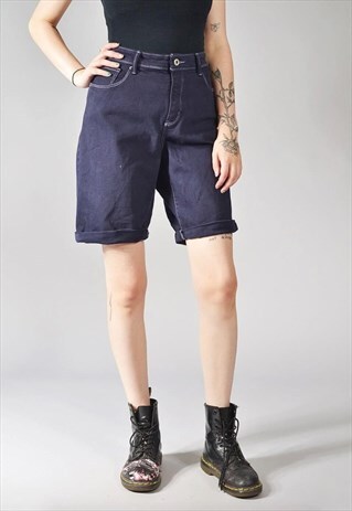VINTAGE LEVI'S DENIM SHORTS DARK BLUE