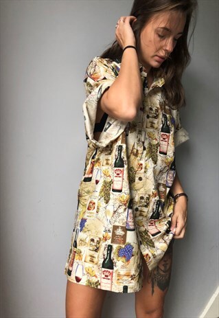 OVERSIZED RETRO 90S 80S VINTAGE UNISEX FESTIVAL SHIRT