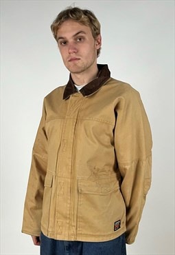 Vintage Timberland Workwear Jacket Men's Beige