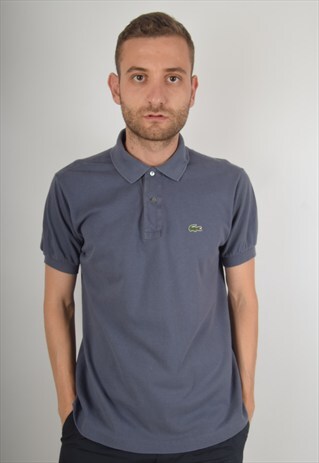 VINTAGE LACOSTE POLO T-SHIRT MADE IN FRANCE 80'S (1049)