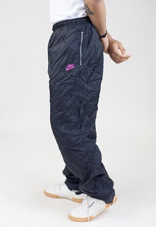 VINTAGE 90'S NIKE BLACK TRACKSUIT BOTTOMS