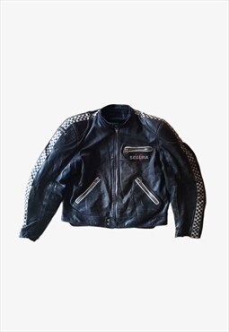 Vintage Segura 70 Racing Grand Prix Leather Jacket