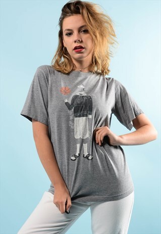VINTAGE GREY NIKE T-SHIRT