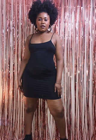 90S STYLED KAREN MILLEN SPAGHETTI STRAP DRESS