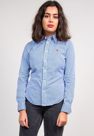RALPH LAUREN STRIPE PREPPY SHIRT