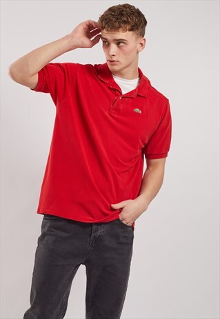 VINTAGE LACOSTE SHORT SLEEVE POLO TOP
