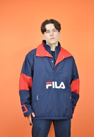 Vintage two colour FILA 1/4 ZIP jacket