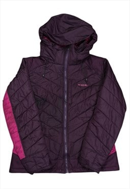 Patagonia Puffer Jacket With Hood In Purple Size L UK 12