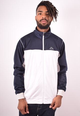KAPPA MENS VINTAGE TRACKSUIT TOP JACKET LARGE MULTI 90S